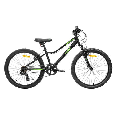 Pedal Crush 24" Kids Bike Black/Green