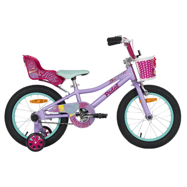 Pedal Hoot Alloy 16" Kids Bike Lilac/Black