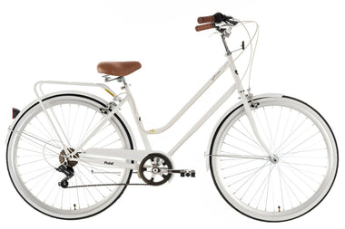 Pedal Uptown Vintage Cruiser Bike Classic White