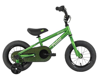 Pedal Sprout 12" Kids Bike Green/Silver