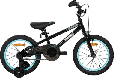 Pedal Buzz Steel 16" Kids Bike Sprinkles Black/Blue