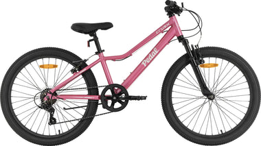 Pedal Crush 24" Kids Bike Pink Grey