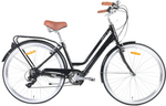 Pedal Uptown SL Electric Vintage Cruiser Bike 7-Speed Black
