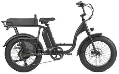 Pedal Brewer Electric Cruiser Bike Black 560Wh