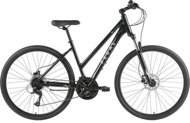 Pedal Cardinal Trapeze Hybrid Bike Gloss Black