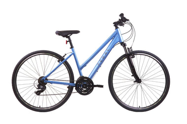 Pedal Raven 3 Trapeze Hybrid Bike Silver