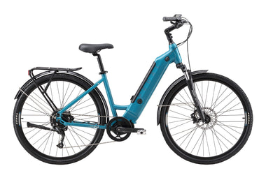 Pedal Falcon 27.5" 468Wh Step Through Electric Hybrid Bike Teal