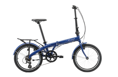 Pedal Met Folding Bike Dark Blue