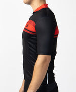 Pedal Short Sleeve Jersey Black Red