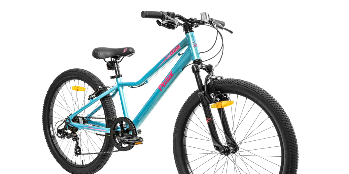 Pedal Crush 24" Kids Bike Blue/Pink Pedal Pedal Bikes