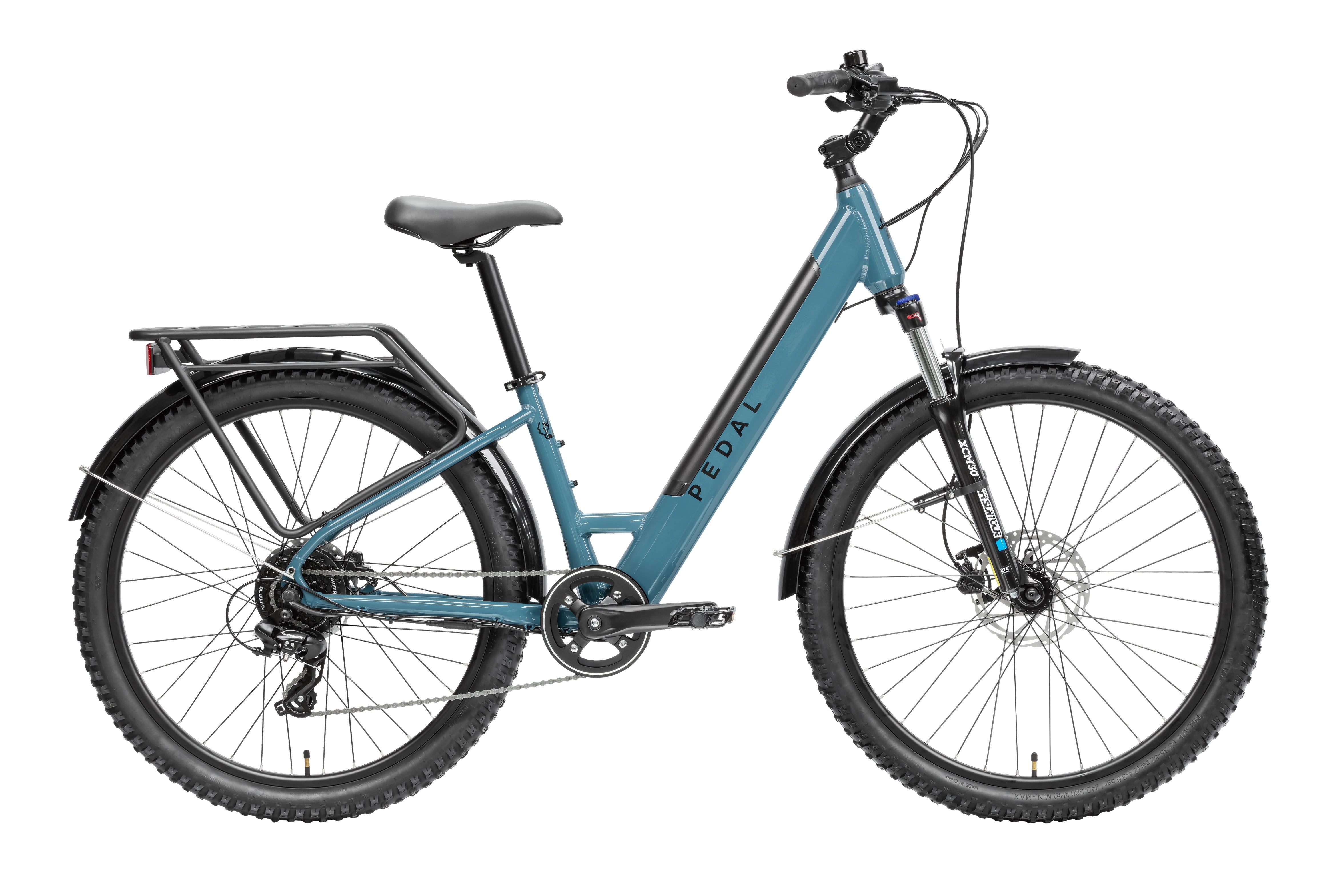 Pedal Coyote 3 ST Tour Electric Hardtail Mountain Bike Slate Grey