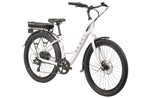 Pedal Comet 3 Disc Electric Hybrid Bike Pearl White