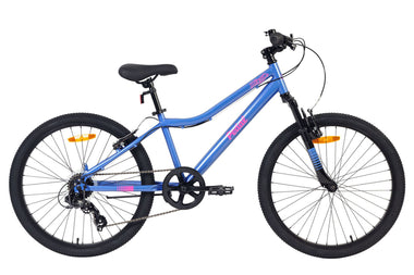 Pedal Roar 24" Kids Bike Steel Blue Pink