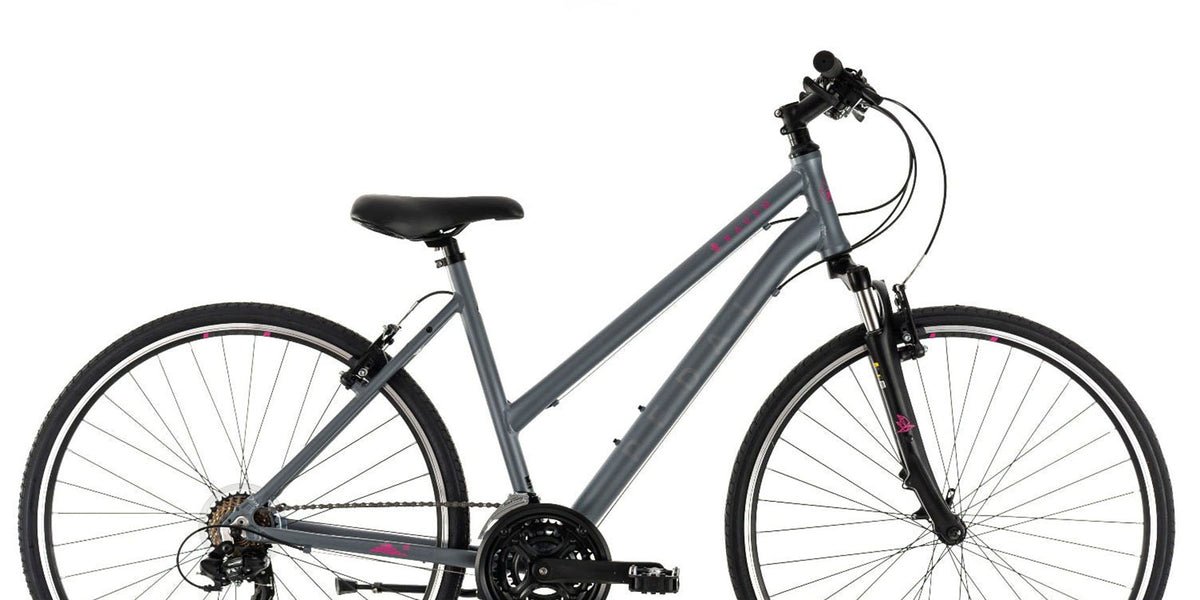 Pedal Raven 2 Hybrid Bike Silver Pedal Pedal Bikes