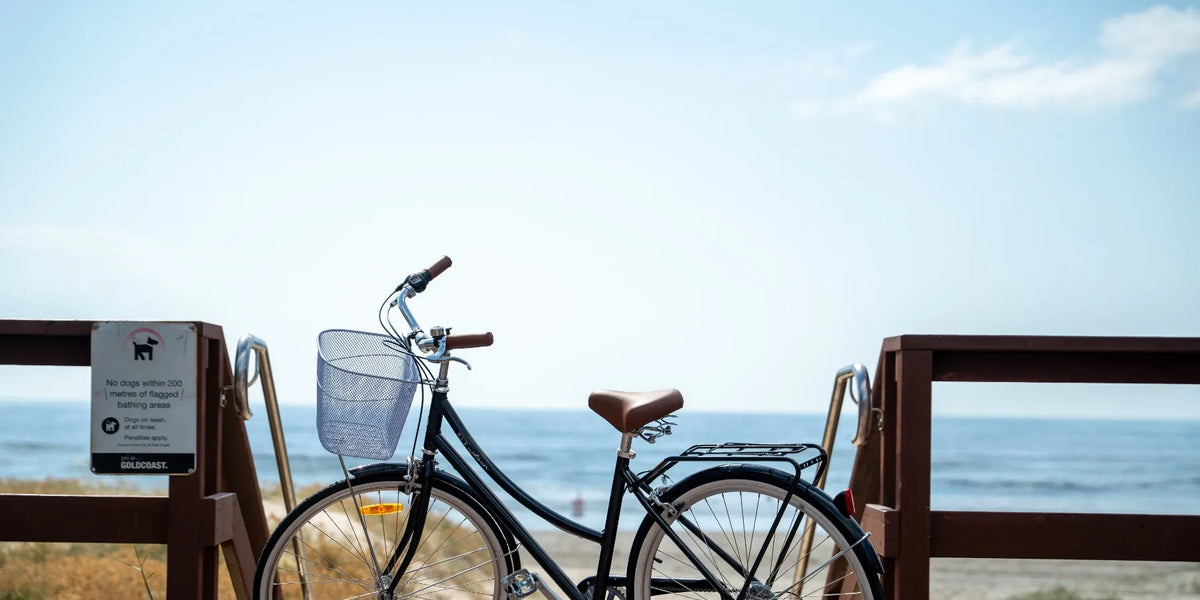 Pedal Uptown DLX Cruiser Bike Black Pedal Pedal Bikes