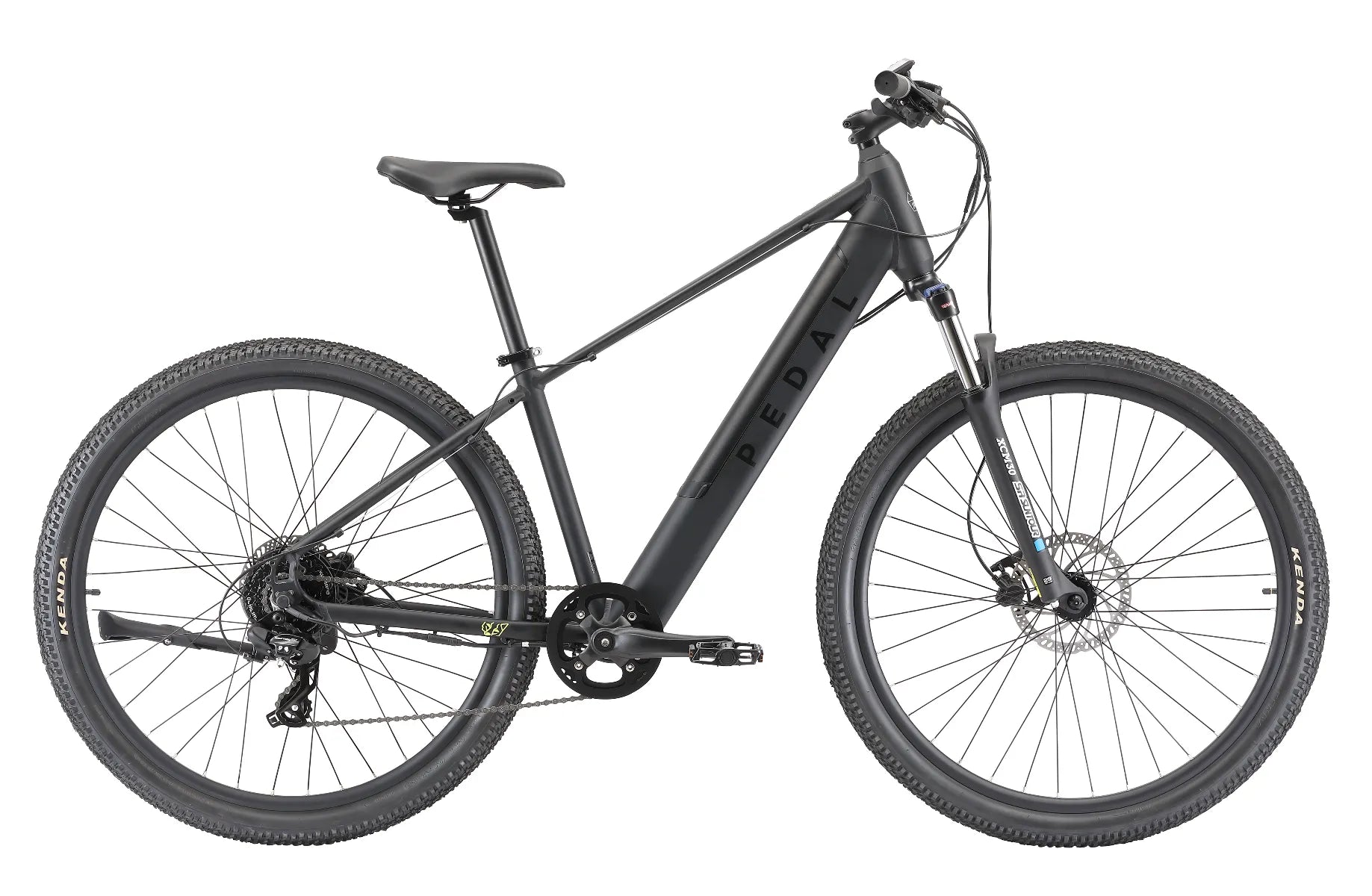 Pedal Coyote Electric Hardtail Mountain Bike Black – Pedal Bikes