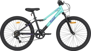 Pedal Crush 24" Kids Bike Teal/Purple Fade