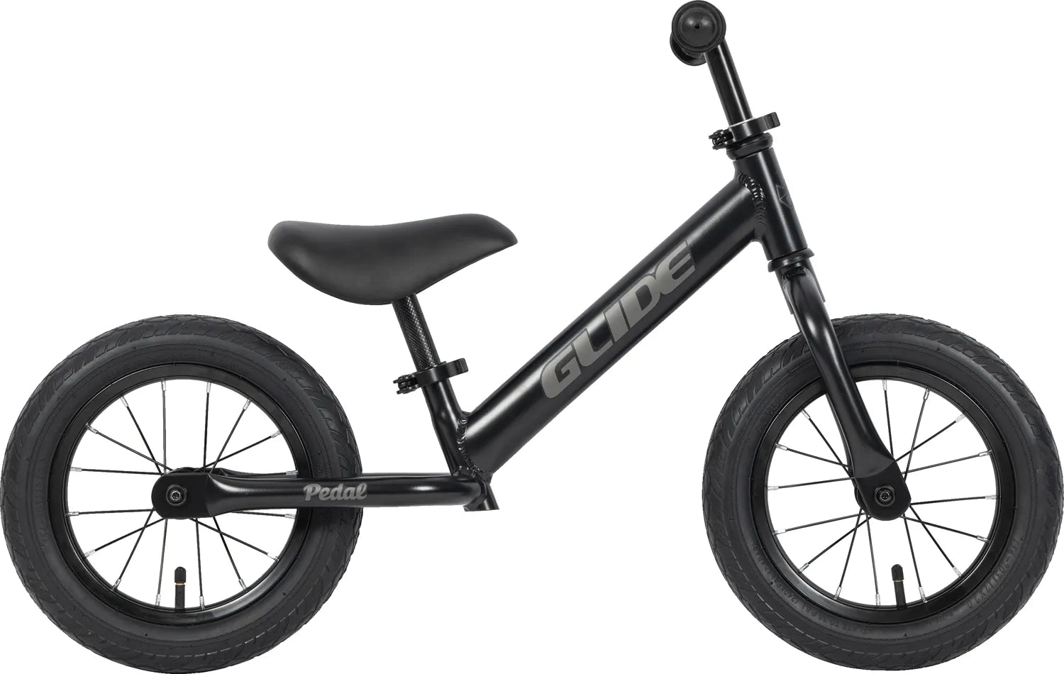 balance pedal Pedal Glide PT Alloy 12" Balance Bike (Air Tyres) Midnight Black – Pedal Bikes