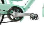 Pedal Uptown SL Electric Vintage Cruiser Bike 7-Speed Mint Green