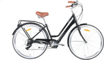 Pedal Uptown SL Electric Vintage Cruiser Bike 7-Speed Black