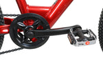 Pedal Warrior 2 24" Electric Mountain Bike Red