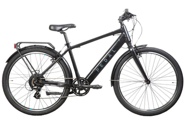 Pedal Lightning PLUS 27.5 Electric Hybrid Bike Pearl Black