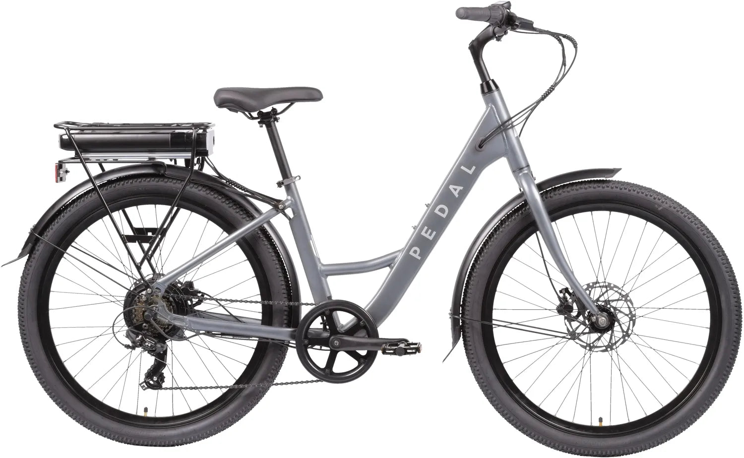 pedal hybrid Pedal Comet 3 Disc Electric Hybrid Bike Charcoal – Pedal Bikes