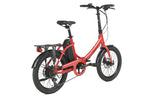 Pedal Derby Electric Folding Bike Red