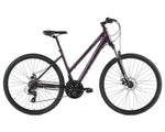 Pedal Hawk 2 Trapeze Hybrid Bike Purple