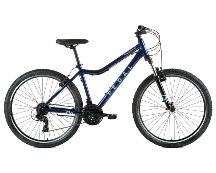 Pedal Ranger 4 Trapeze Mountain Bike Navy – Pedal Bikes