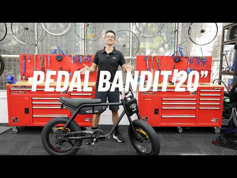 Pedal Bandit 20'' E6 Electric Fat Tyre Bike Black