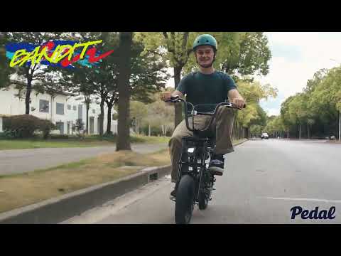 Pedal Bandit Mini 14" Electric Fat Tyre Bike Black
