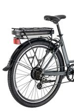 Pedal Comet Step Through 27.5" Electric Cruiser Bike Lunar Grey