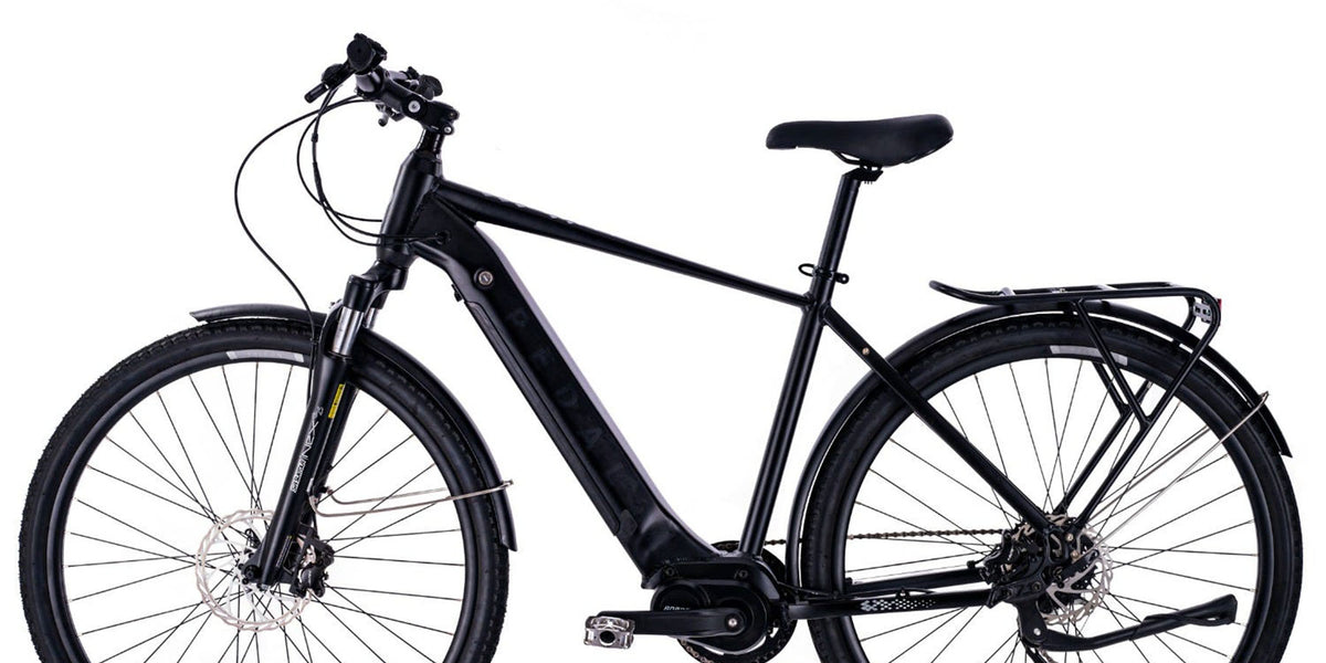 Pedal Falcon 375wh Electric Hybrid Bike Black Pedal Pedal Bikes