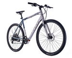 Pedal Clipper Electric  Flat Bar Road Bike Grey 50cm