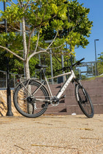 Pedal Galaxy Electric Hybrid Bike Silver