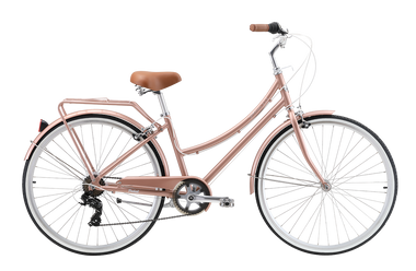 Pedal Uptown DLX Cruiser Bike Rose Gold