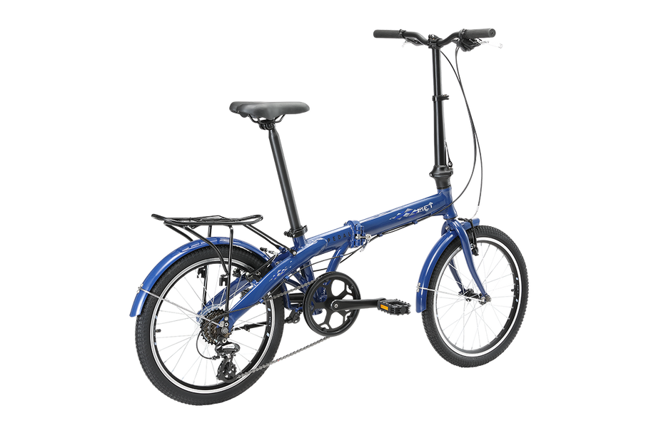 folding bike pedal Pedal Met Folding Bike Dark Blue | Pedal