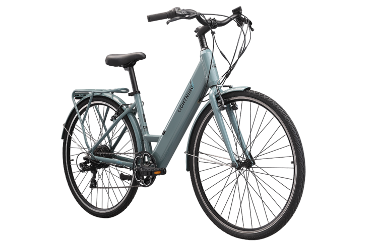 Pedal Lightning 700c Step Through Electric Hybrid Bike Trigger