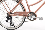 Pedal Uptown DLX Vintage Cruiser Bike Rose Gold