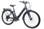 Pedal Lightning PLUS 27.5" Step Through Electric Hybrid Bike Pearl Black
