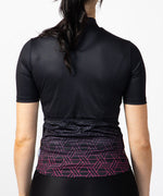 Pedal Womens Short Sleeve Jersey Black Pink