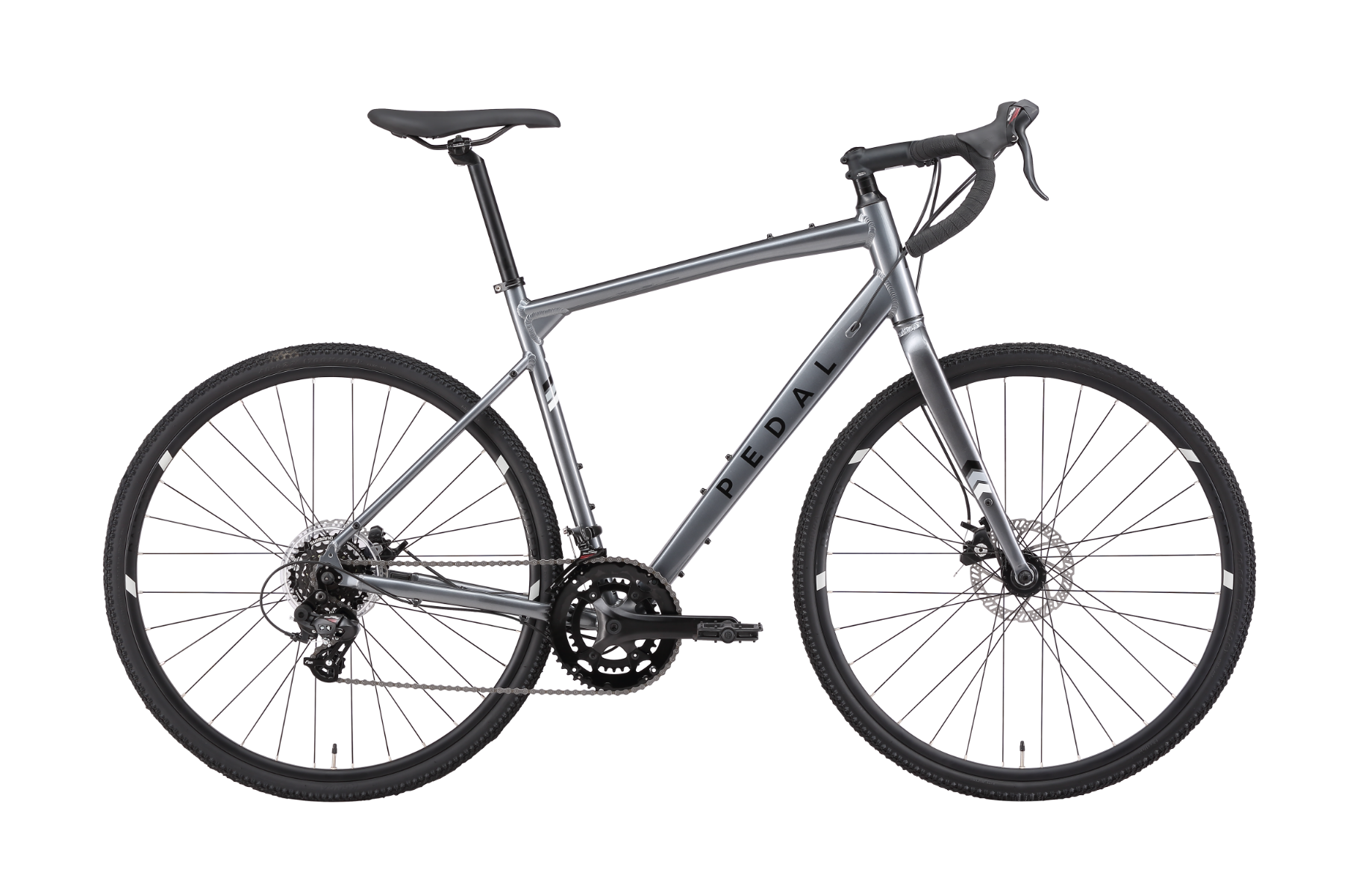 Pedal Raider 3 Gravel Bike Dark Grey | Pedal