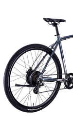 Pedal Clipper Electric  Flat Bar Road Bike Grey 50cm