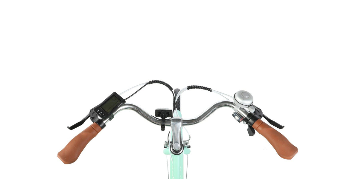 Pedal Uptown Sl Electric Cruiser Bike Mint Green Pedal Pedal Bikes